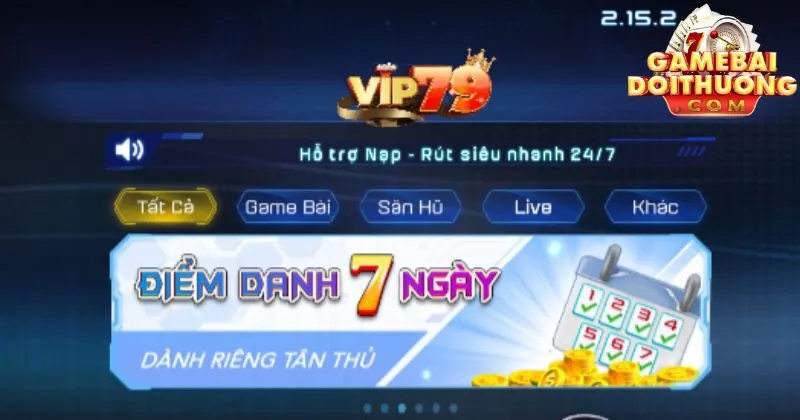 Thông tin cổng game Vip79