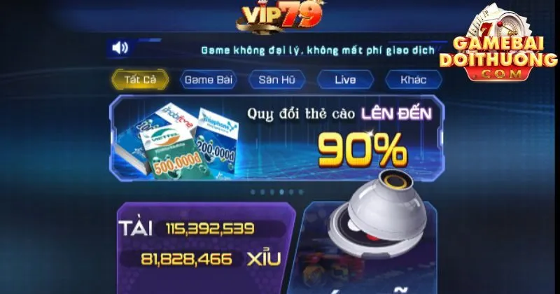 Tại sao nên chọn chơi game bài đổi thưởng tại Vip79