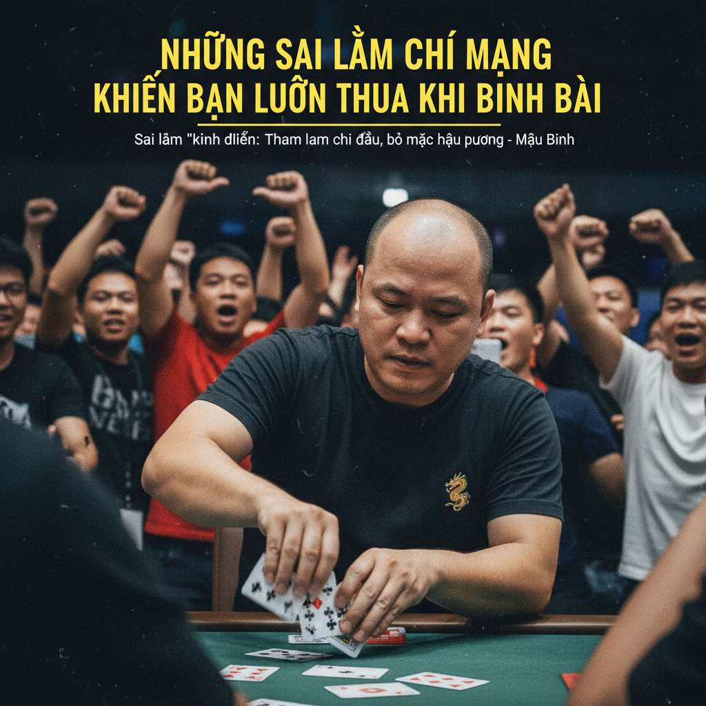 Sai lầm xếp đôi Át lên chi đầu trong Mậu Binh